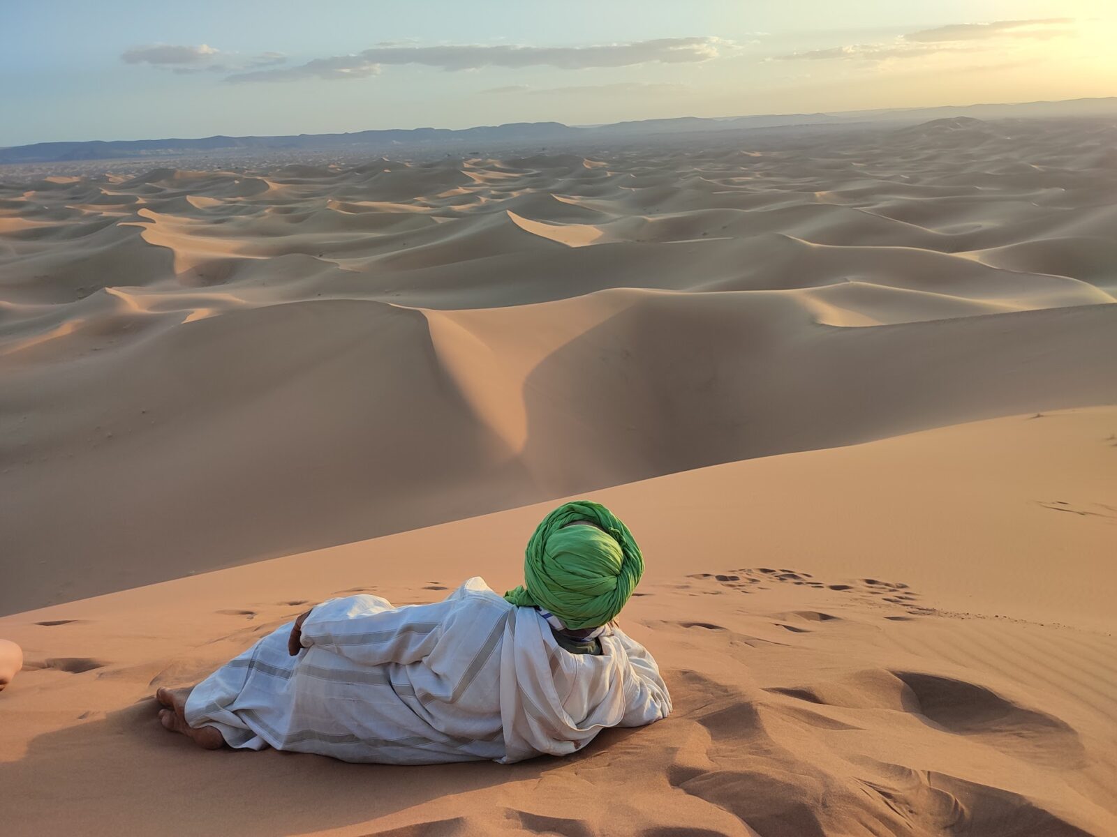 déconnexion dans le desert marocain